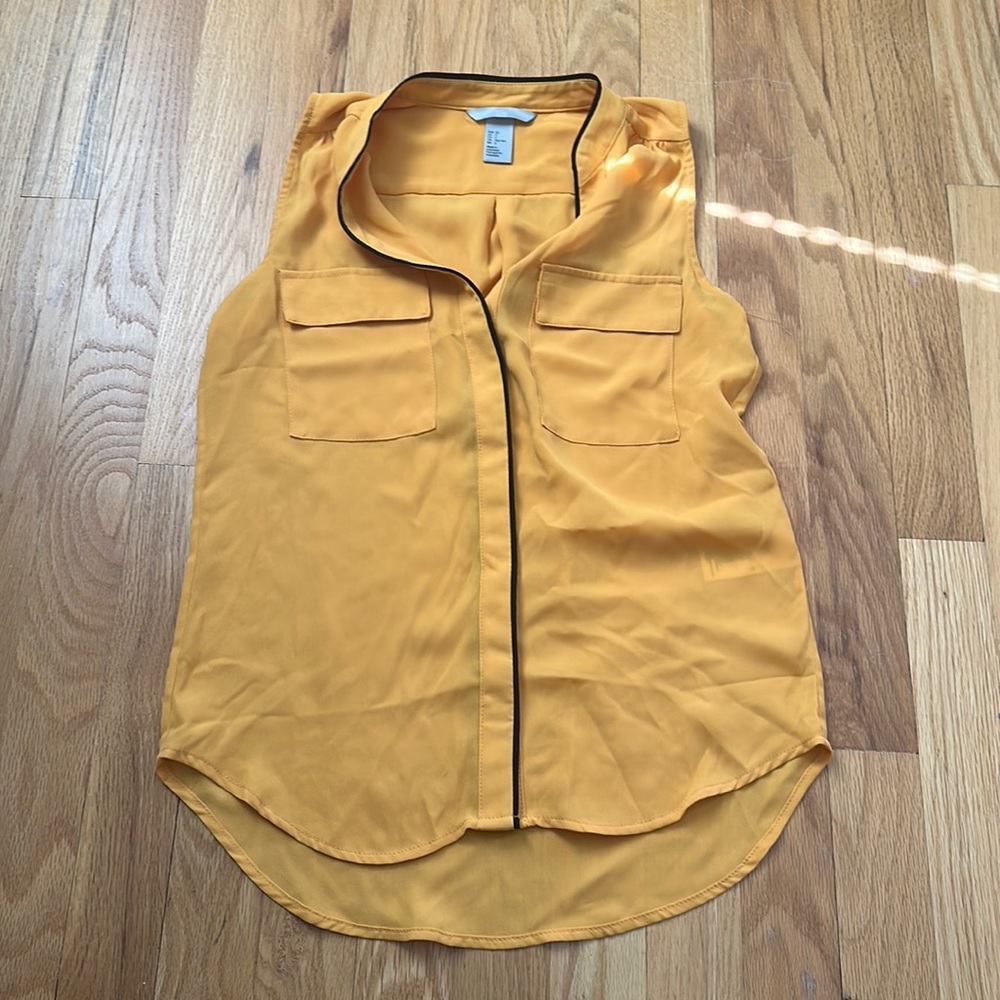 Orange Tank Blouse